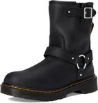 Ботинки Dr. Martens Kid's Collection  Genaya Rigger Boots, Black - фото 7