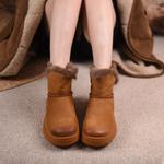 Зимние ботинки женские Artmu, желтый - фото 26