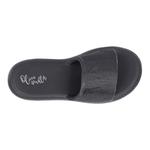 Женские шлепанцы с блестками Olivia Miller Gaze, черный - фото 5