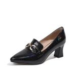 Лоферы женские черный Mulinsen - фото 5