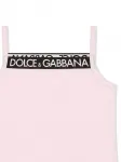 Топ с логотипом Dolce & Gabbana Kids, розовый - фото 3