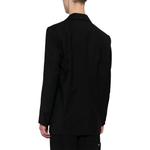 Feng Chen Wang Шерстяной пиджак с сетчатыми вставками, Black - фото 6