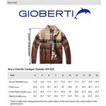 Детский вязаный кардиган из шенилла с фланелевой подкладкой Gioberti, Charcoal - фото 4