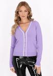 Кардиган faina, фиолетовый - фото