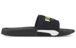 Шлепанцы PUMA Leadcat 2.0 Suede Classic Slide 'Black', черный - фото 2