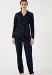 Пижамный комплект SET REGULAR FIT LELA, темно-синий - фото 6