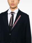 Thom Browne блейзер из джерси с декором RWB, синий - фото 5