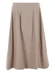 Юбка миди А-силуэта CHLOÉ, нейтральный - фото