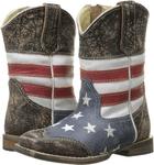 Ботинки Roper Kids  Sanded Leather Upper, Blue - фото