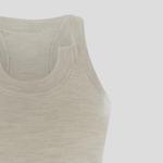 Платье без рукавов женское белое Burberry - фото 3