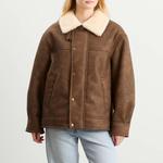 Куртка из искусственной овчины Dunst, Camel - фото 2