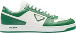 Кроссовки Prada Downtown Leather 'Green', зеленый - фото