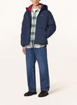 Пуховик со съемным капюшоном Tommy Jeans, синий - фото 2