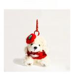 Свитер с медведем-снеговиком плюшевый кулон высота 12 см Whoops - фото 3