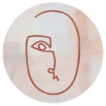 Фреска Reinders Gesicht Stiftzeichnung, бежевый - фото