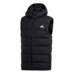 Пуховик adidas Helionic Hooded Down Vest Men Black, черный - фото