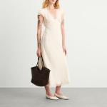 Платье миди Кларис Rixo, бежевый - фото 4