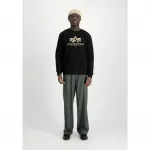 Свитер Alpha Industries " Alpha Industries Мужчины - Толстовки Basic Sweater Carbon", черный - фото 2