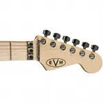 Электрогитара EVH в белом цвете с черными полосами - фото 4