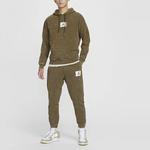 Повседневные брюки Air Jordan Solid Color Drawstring Pants Men's Khaki DR3090-385, хаки - фото 3