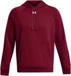 Толстовка Under Armour Rival Fleece, (625) Cardinal/White - фото 4