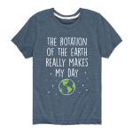 Футболка с рисунком «Вращение Земли» для мальчиков 8–20 лет Licensed Character - фото