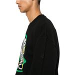 Логотип с принтом свитшот Moncler, черный - фото 7