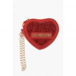 Красный кошелек из полиэстера Moschino, Red - фото