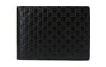 GUCCI Микросимма Блэк Двустворчатый бумажник - фото
