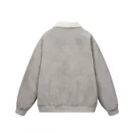 Пуховик Unisex Lapel Thickened Patchwork X1617, coffee - фото 4