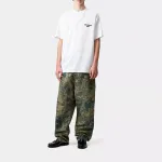 Футболка с принтом Logo Carhartt WIP, белый - фото 3