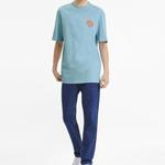 Футболка Puma Set-in Sleeve Men's, голубой - фото 5