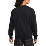 Толстовка Nike logo crew neck sweatshirt 'Black', черный - фото 2