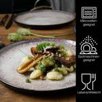 Vida 6 тарелок фарфоровые Moritz & Moritz, бежевый - фото 4