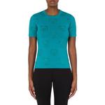 MOSCHINO Женский голубой топ - фото 4