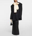 Шерстяной пиджак Balenciaga, черный - фото 2