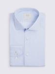 Cotton Tailored Fit Stripe Shirt Moss, Blue - фото 3