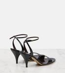 Кожаные сандалии Vika 80 The Row, черный - фото 2