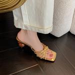 Шлепанцы женские Aiqinisha, серебряный - фото 3