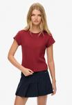 Футболка Superdry & Co Basic T-shirt, Bordeaux Red/Red - фото