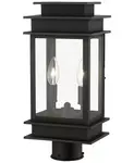 Фонарь Princeton 2 Light Outdoor Medium Top Livex, black - фото 4