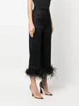 Укороченные брюки с перьями STYLAND, черный - фото 3