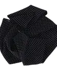 Шарф в горох Destin, черный - фото 3
