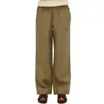 Брюки Superdry Linen Drawstring, зеленый - фото