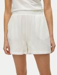 Тканевые шорты мешковатые Natali 10279687 Vero Moda, белый - фото 4
