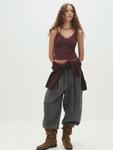 Топ Pull&Bear Pull&Bear , Wine red - фото 4