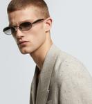 Овальные солнцезащитные очки Sardine Bottega Veneta - фото 3