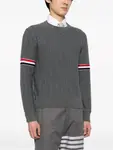 Джемпер с полосками RWB THOM BROWNE, серый - фото 3