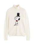 Свитер Snoopy с цилиндром Wool Rich Chinti & Parker, Cream - фото 4
