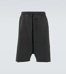 Шорты из плотного хлопкового джерси Entire Studios, Washed Black - фото